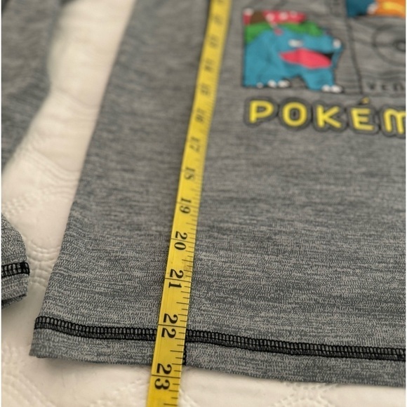 POKEMON Boys Graphic Shirt Size Large Long-Sleeve Pullover Hoodie Lightweight - Picture 7 of 7